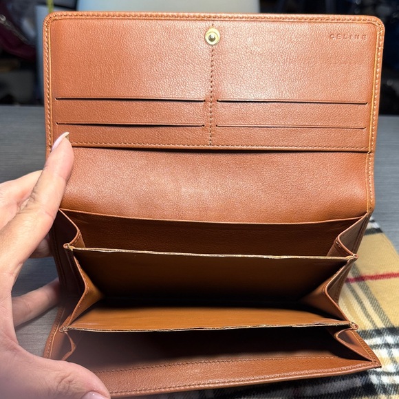 Celine Beige and Tan Women's Wallet - Picture 8 of 9
